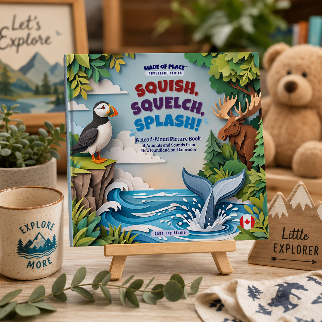 Squish, Squelch, Splash! A Read-Aloud Picture Book of Animals and Sounds from Newfoundland and Labrador