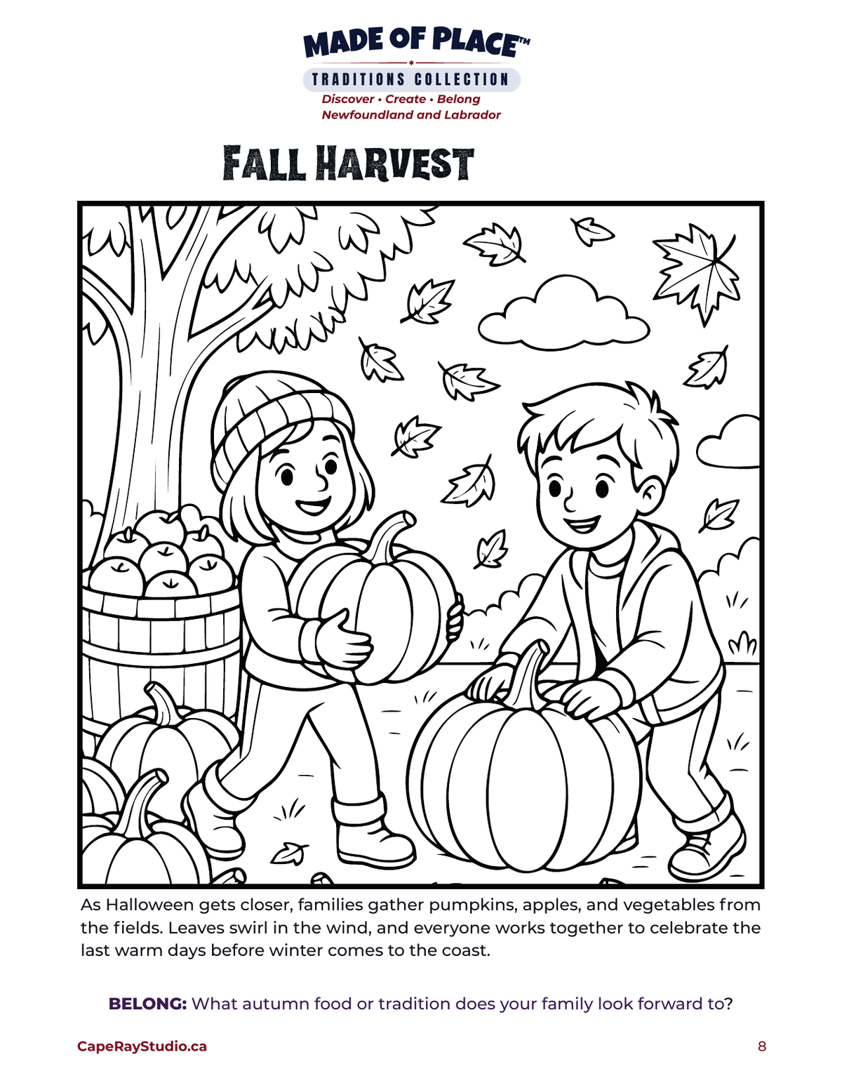 Spirits of the Coast: Newfoundland and Labrador Halloween Activity Book | Printable PDF