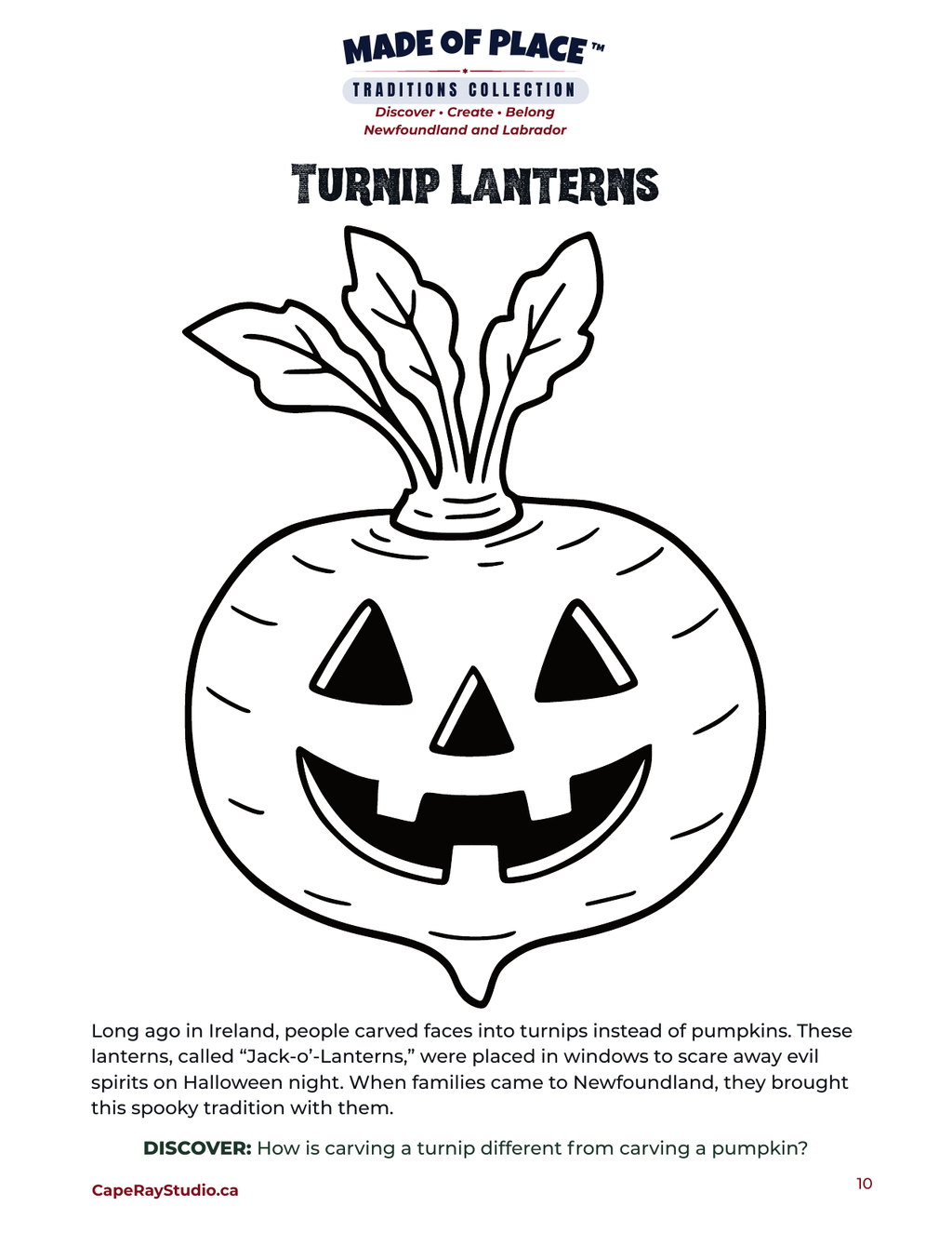 Spirits of the Coast: Newfoundland and Labrador Halloween Activity Book | Printable PDF