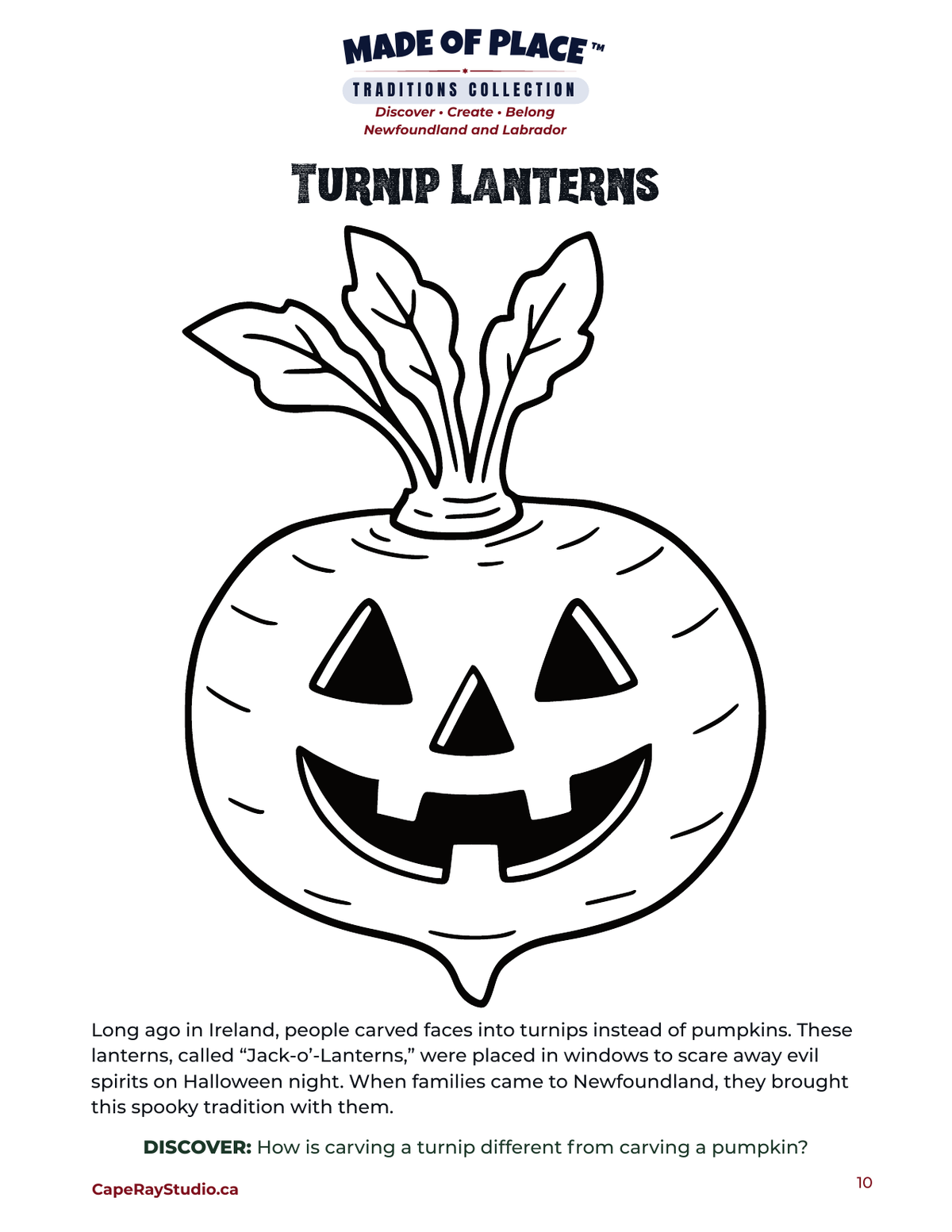 Spirits of the Coast: Newfoundland and Labrador Halloween Activity Book | Printable PDF