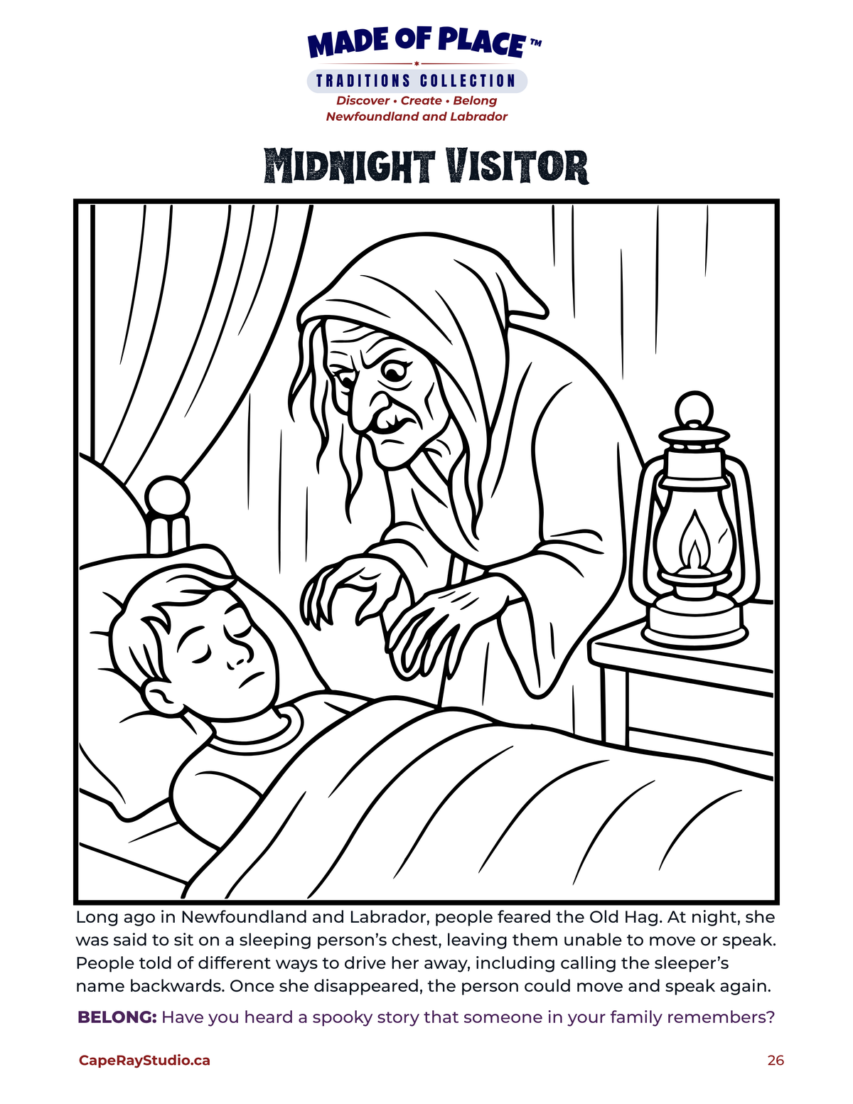 Spirits of the Coast: Newfoundland and Labrador Halloween Activity Book | Printable PDF